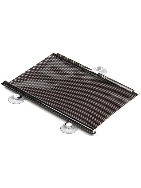 Автомобильная шторка на стекло, раздвижная 40×125 см, цвет черный