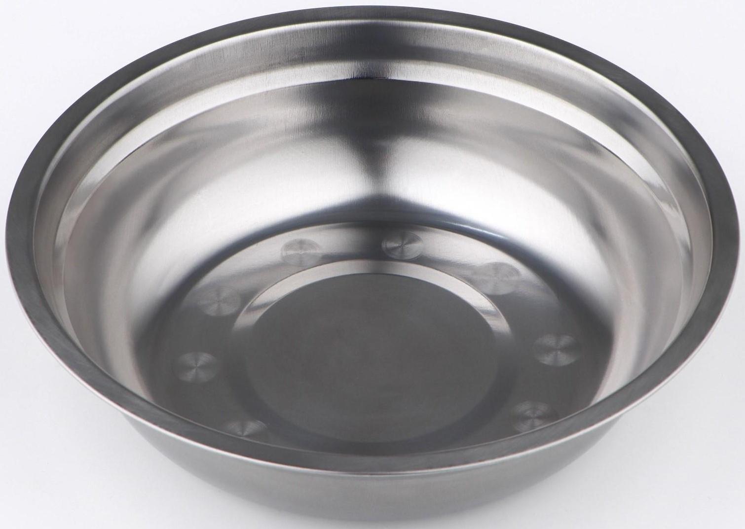 Миска из нержавеющей стали «Мэйли», 1,5 л, 25×6 см