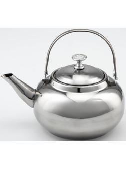 Чайник из нержавеющей стали «Гретель», 1,1 л, металлическое сито