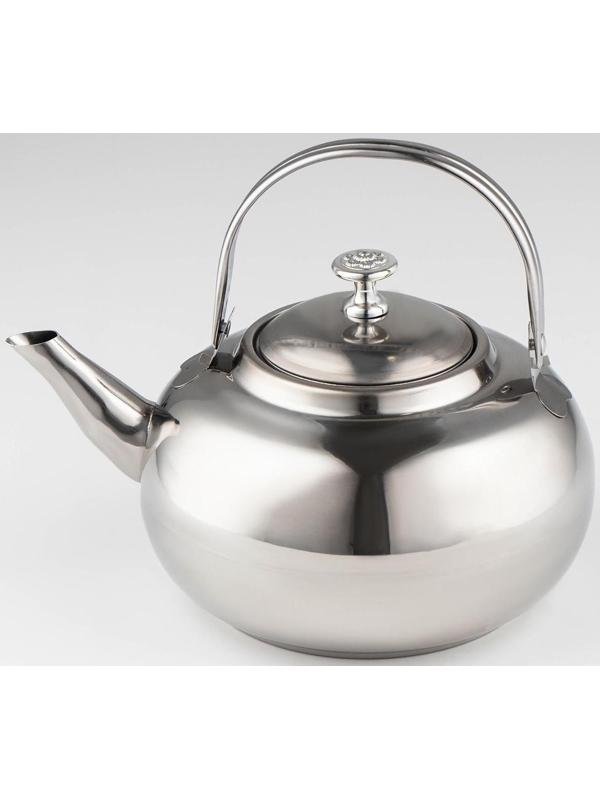 Чайник из нержавеющей стали «Гретель», 1,6 л, металлическое сито