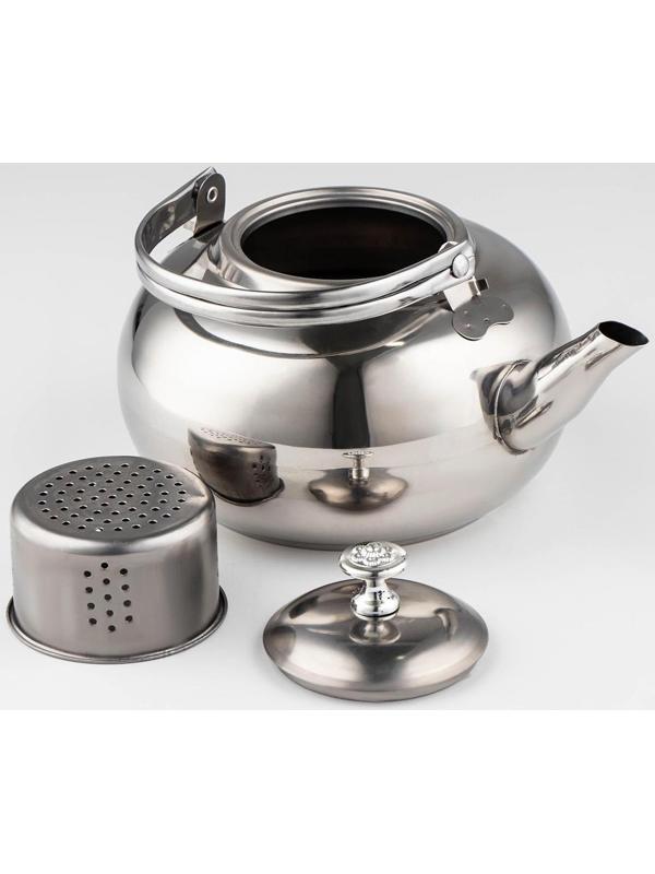 Чайник из нержавеющей стали «Гретель», 1,6 л, металлическое сито