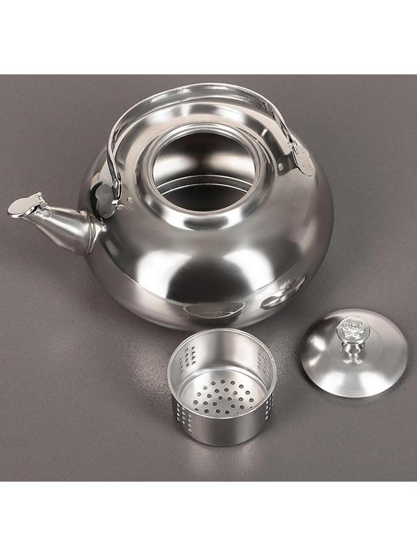 Чайник из нержавеющей стали «Гретель», 1,6 л, металлическое сито