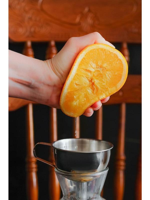 Воронка с ручкой из нержавеющей стали, d=9 см