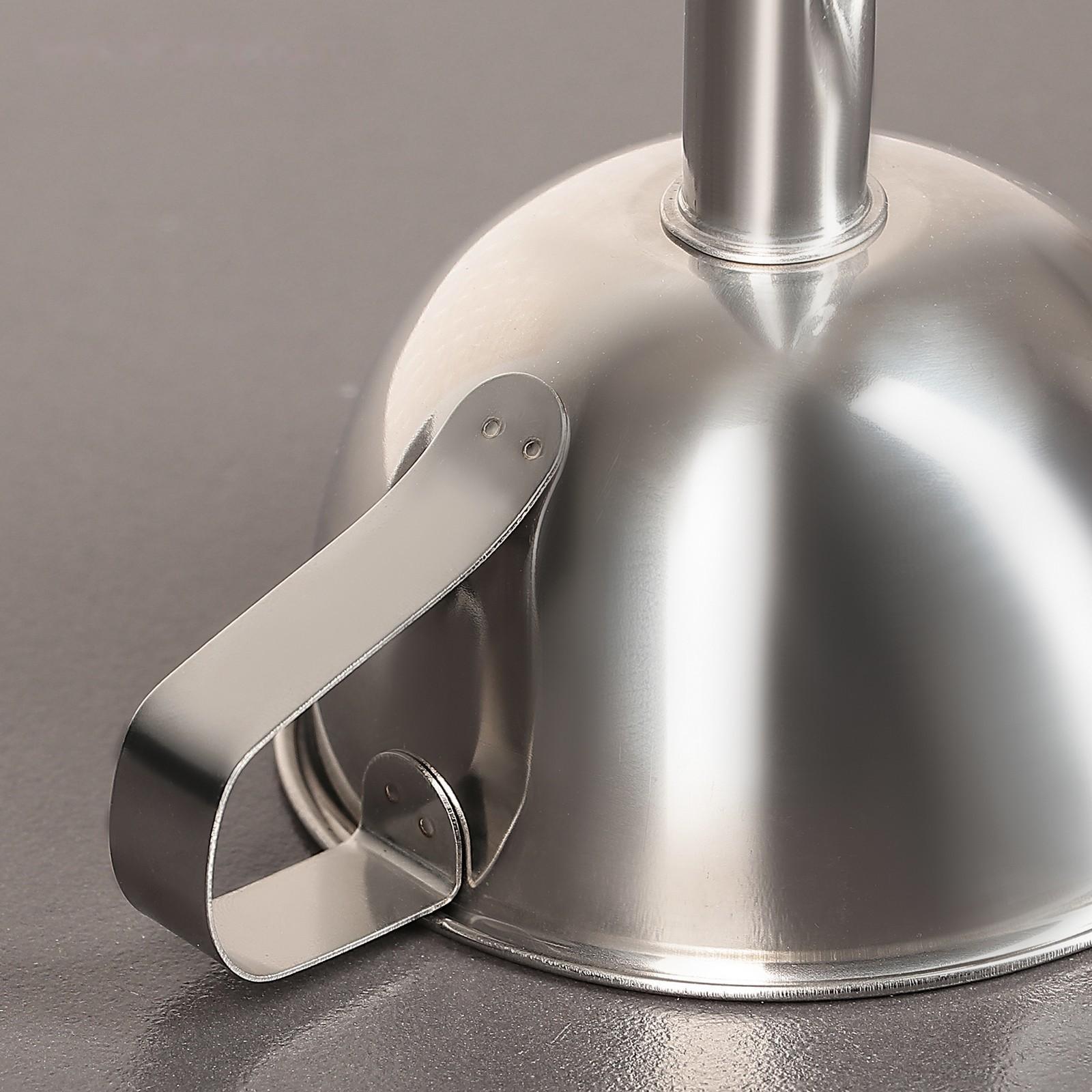 Воронка с ручкой из нержавеющей стали, d=11 см