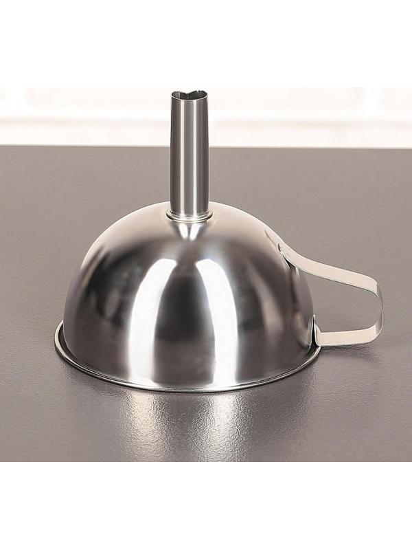 Воронка с ручкой из нержавеющей стали, d=11 см