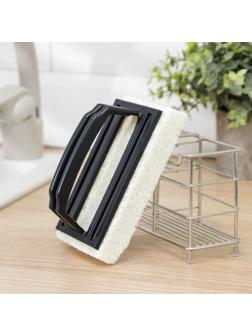 Щётка абразивная с ручкой Доляна, 15×9 см, цвет МИКС