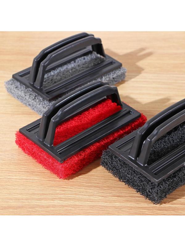 Щётка абразивная с ручкой Доляна, 15×9 см, цвет МИКС