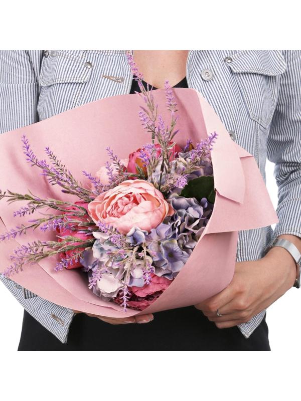 Бумага крафт в рулоне «Розовый бриз», 0,7 × 8 м