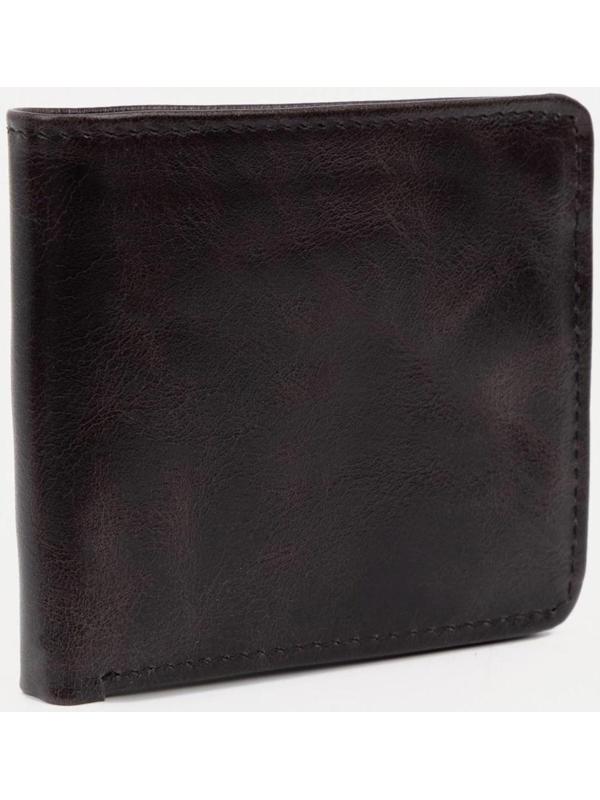 Портмоне без застёжки, отдел для купюр, для карт, цвет коричневый