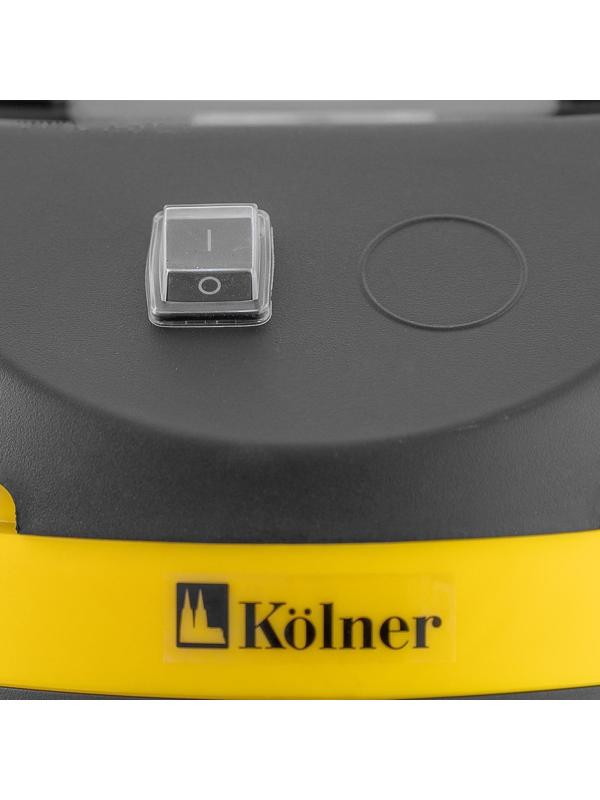 Строительный пылесос Kolner KVC 1300, 1300Вт, объем бака 15 л