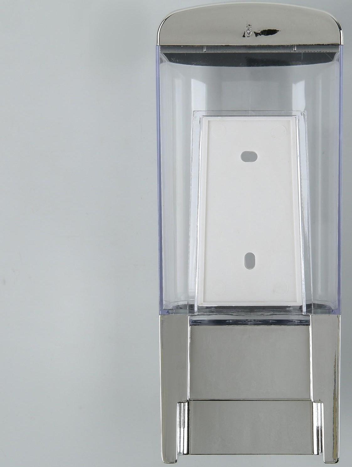 Диспенсер для антисептика/жидкого мыла механический, 400 мл, цвет хром