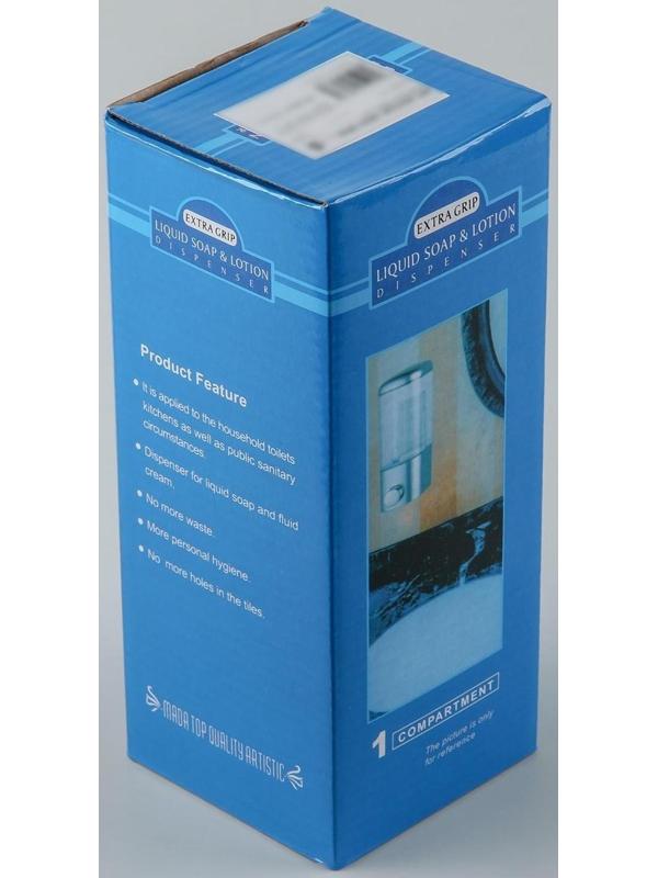 Диспенсер для антисептика/жидкого мыла механический, 400 мл, цвет хром