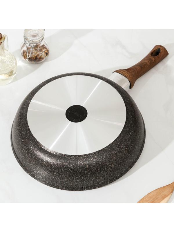 Сковорода Granit Ultra original, d=26 см, пластиковая ручка, антипригарное покрытие, цвет чёрный