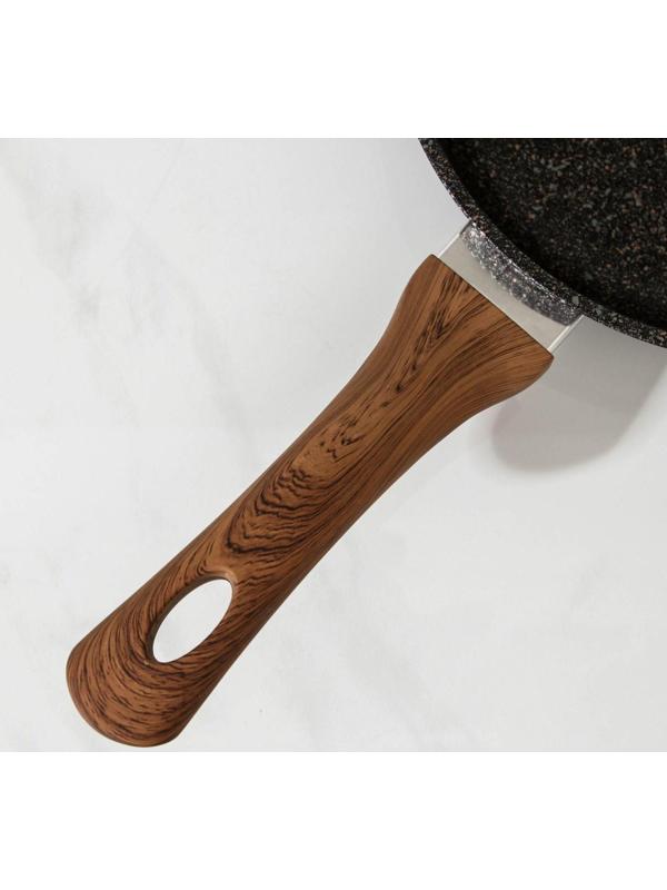 Сковорода Granit Ultra original, d=22 см, пластиковая ручка, антипригарное покрытие, цвет тёмно-коричневый