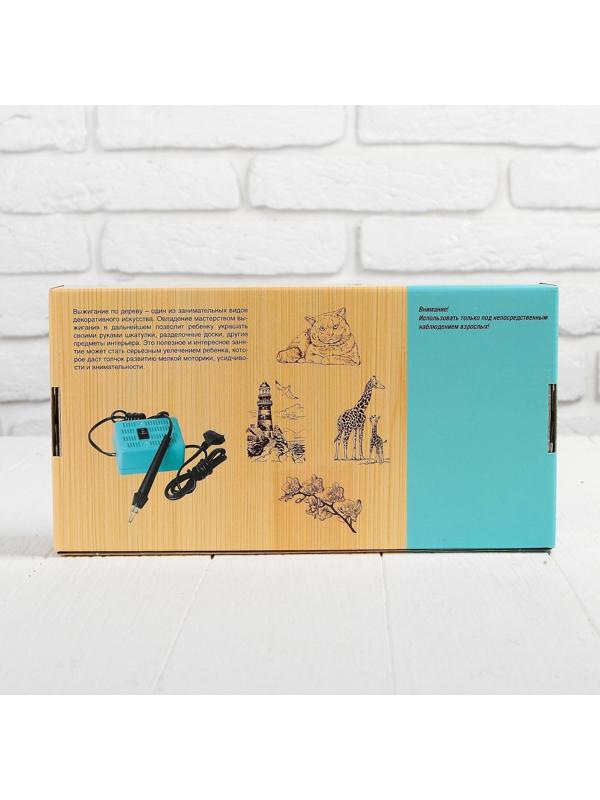 Электроприбор для выжигания по дереву «Узор-10к» (аппарат, 8 досок)