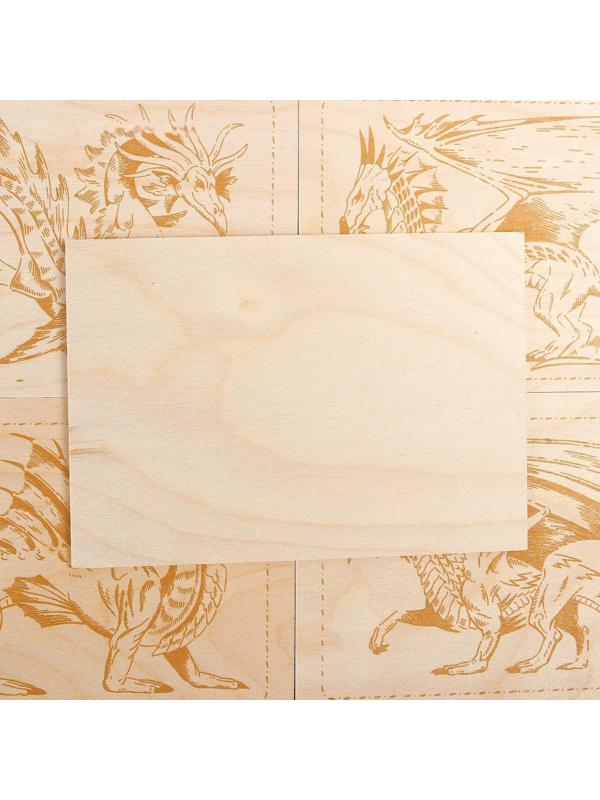 Доски для выжигания, 4 шт.: 19 × 13 см, серия 