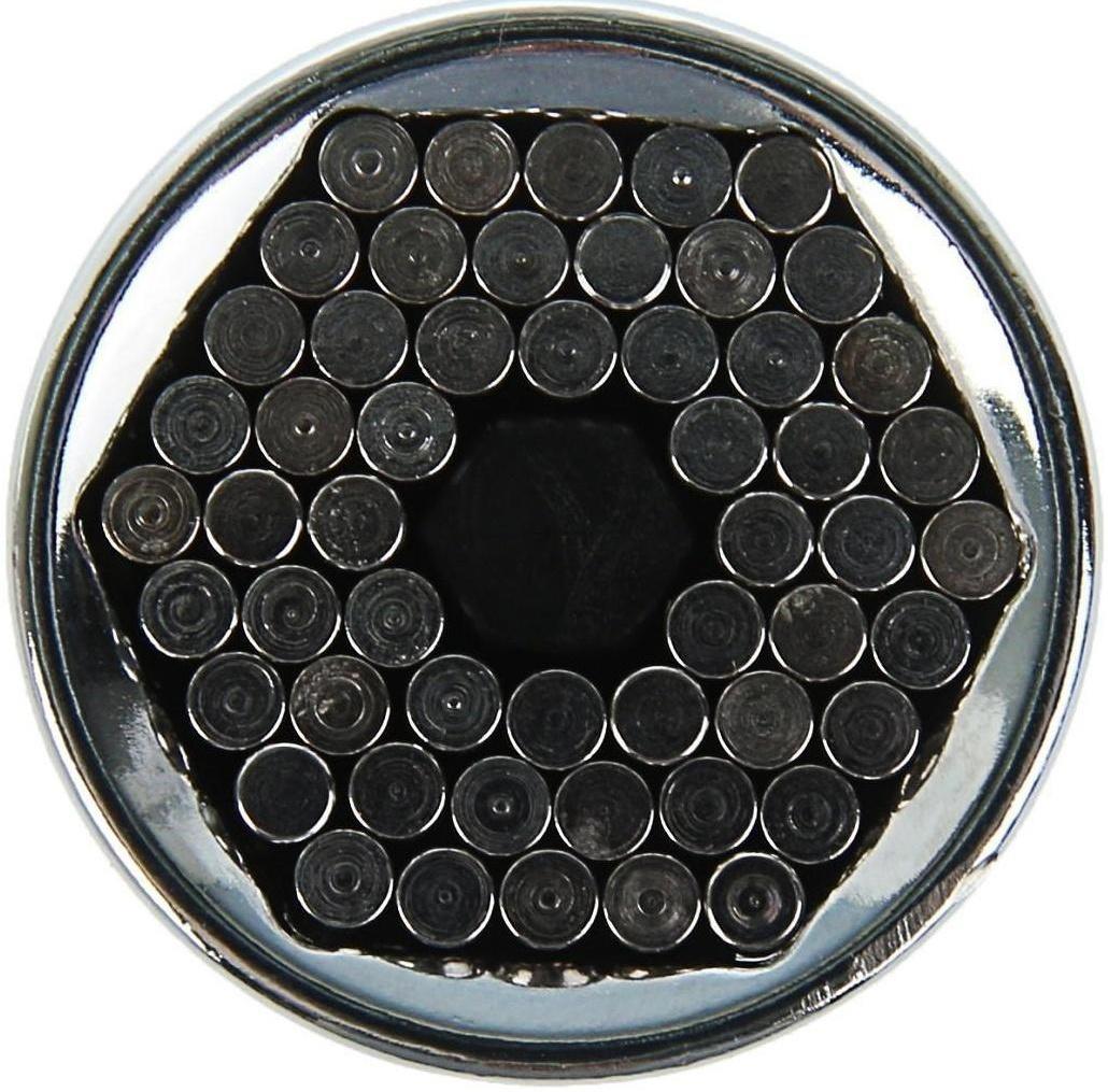 Головка торцевая многоразмерная ТУНДРА, под квадрат 3/8