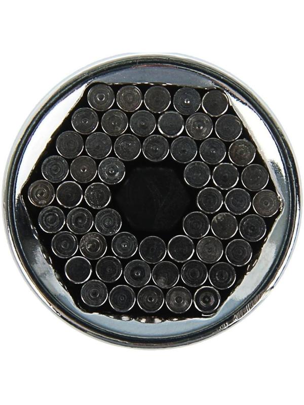 Головка торцевая многоразмерная ТУНДРА, под квадрат 3/8