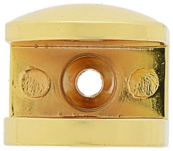 Полкодержатель P108GP, 21х21х18 мм, 4 шт в наборе, цвет золото