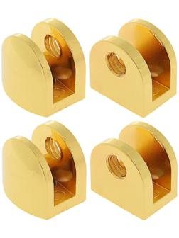 Полкодержатель P108GP, 21х21х18 мм, 4 шт в наборе, цвет золото