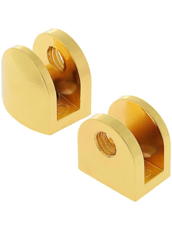 Полкодержатель P108GP, 21х21х18 мм, 4 шт в наборе, цвет золото