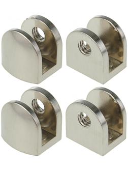 Полкодержатель P110SN, 22х23х20 мм, 4 шт в наборе, цвет никель