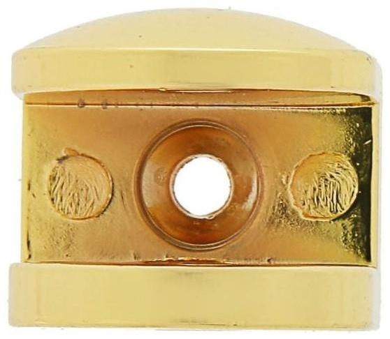 Полкодержатель P110GP, 22х23х20 мм, 4 шт в наборе, цвет золото