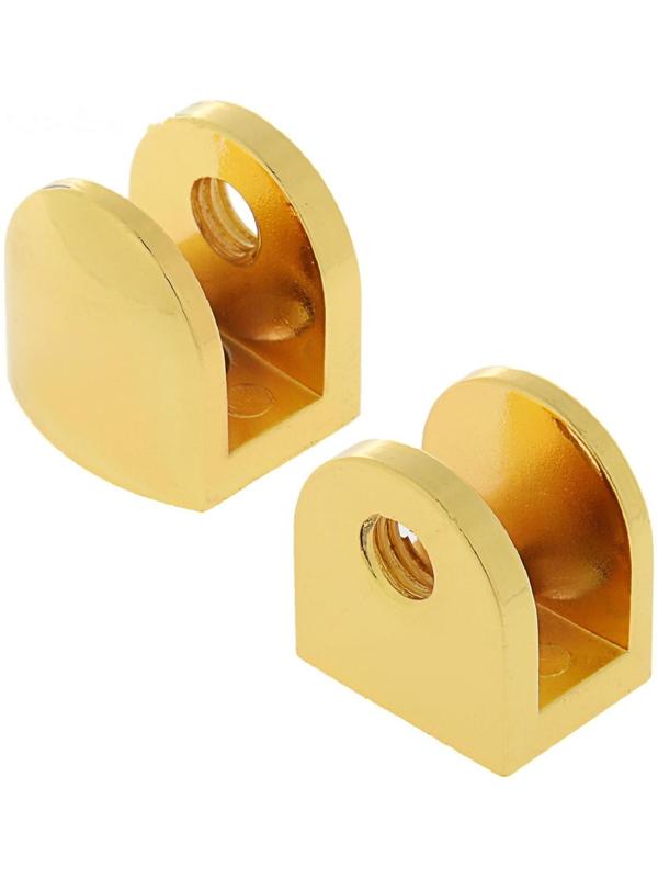 Полкодержатель P110GP, 22х23х20 мм, 4 шт в наборе, цвет золото