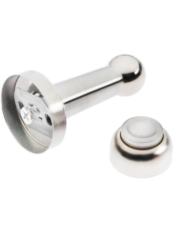 Упор дверной магнитный UM401SN, цвет никель