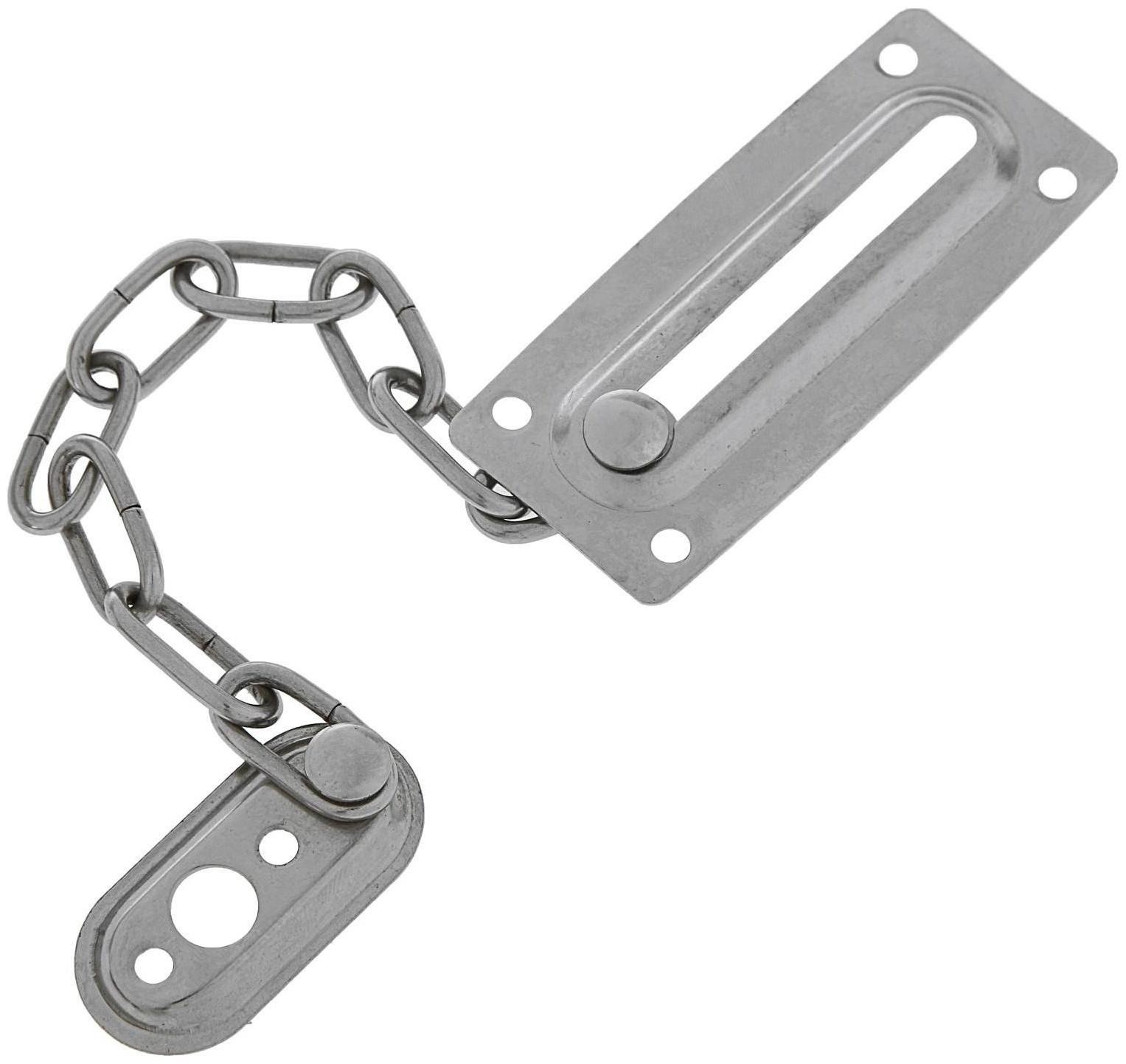 Цепочка дверная, цвет хром