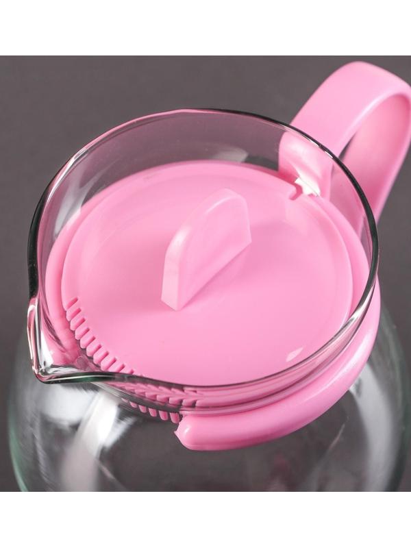 Чайник стеклянный заварочный «Теплота», 450 мл, цвет МИКС