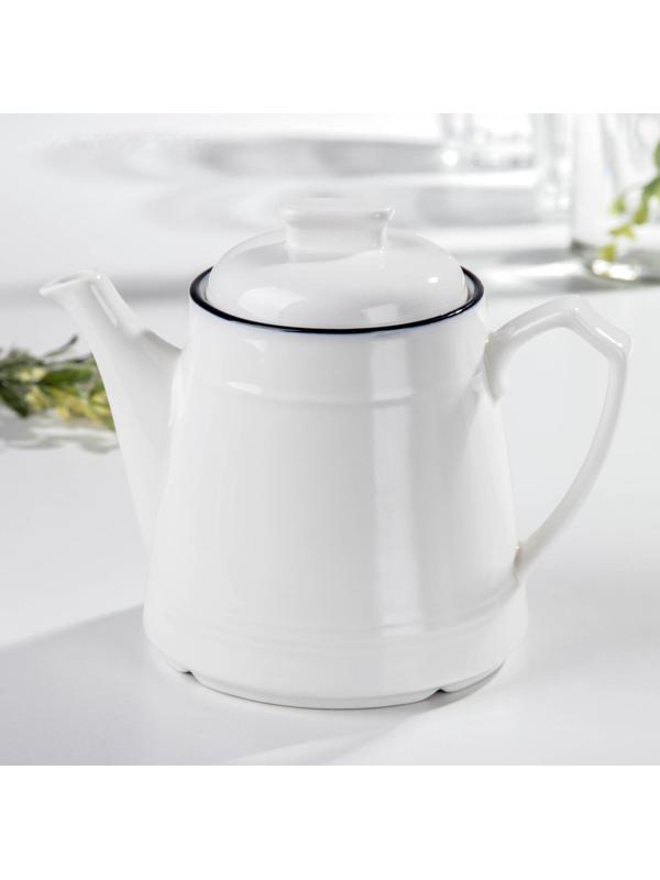 Чайник фарфоровый заварочный «Морской бриз», 850 мл