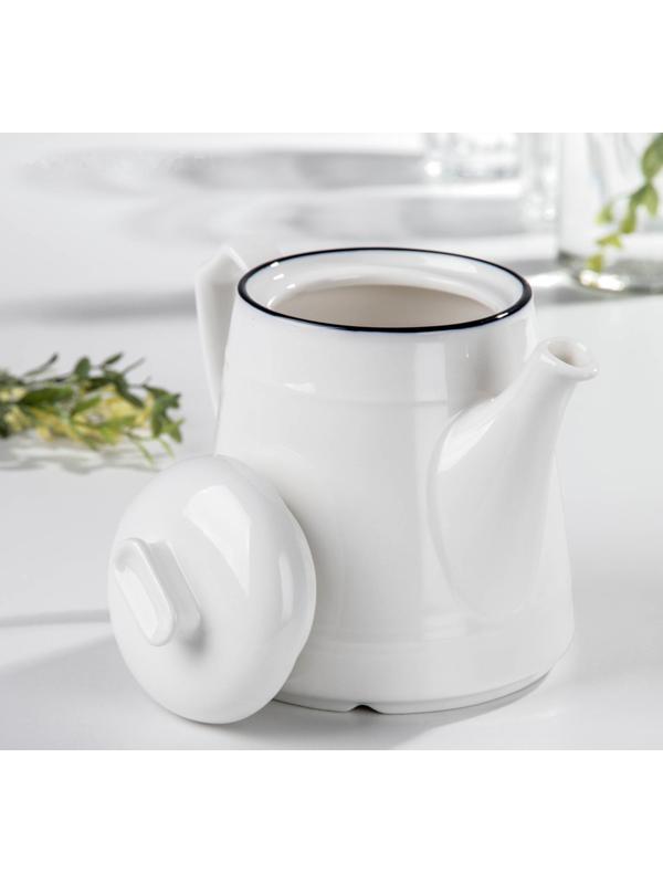 Чайник фарфоровый заварочный «Морской бриз», 850 мл