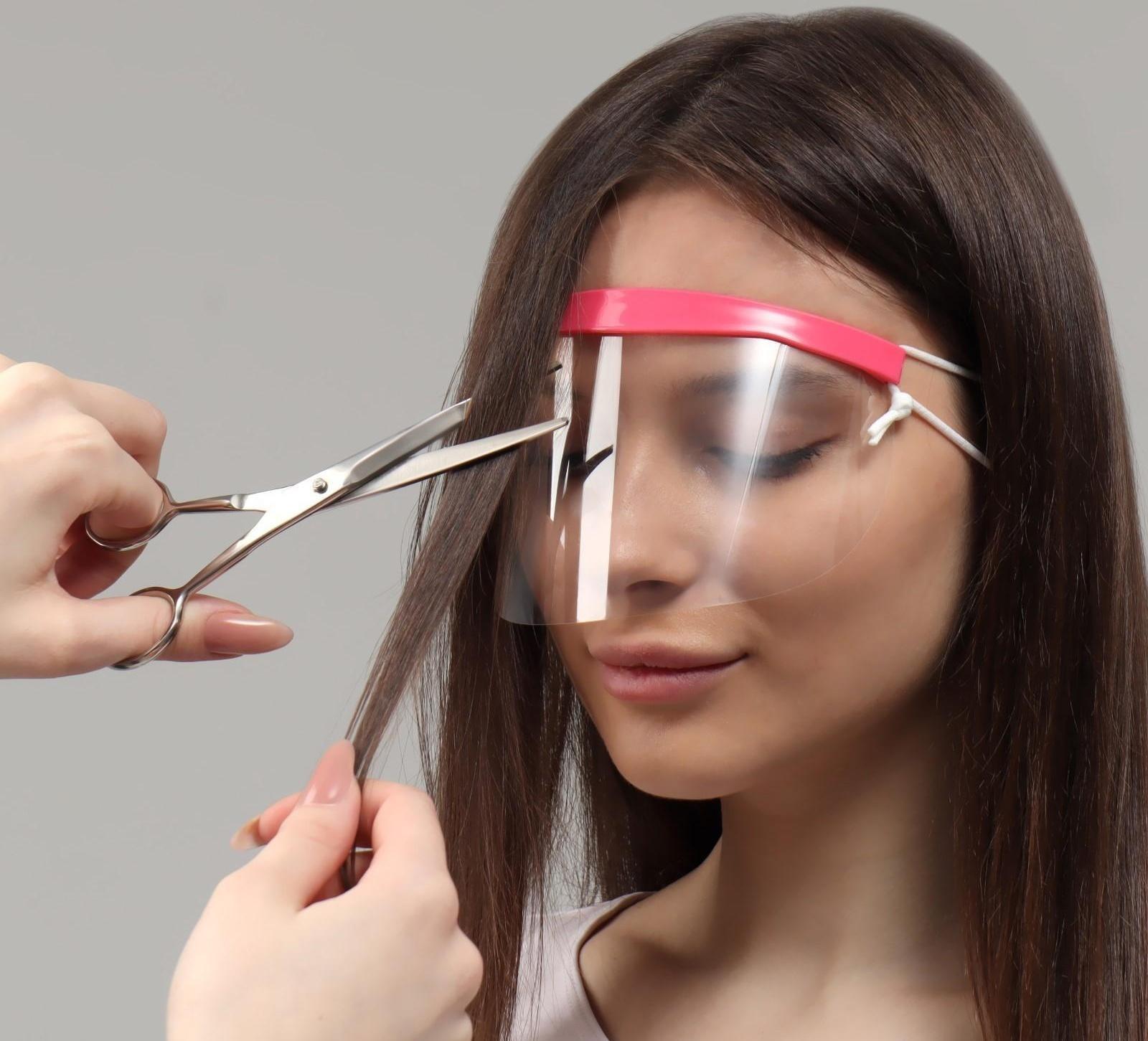 Маска для защиты лица, 50 сменных экранов, 9 × 18,5 см, цвет МИКС