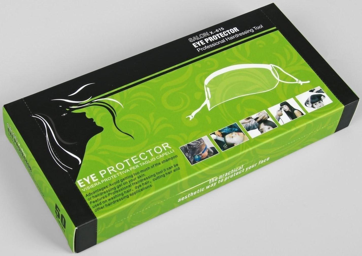 Маска для защиты лица, 50 сменных экранов, 9 × 18,5 см, цвет МИКС