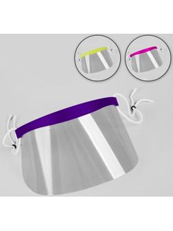 Маска для защиты лица, 50 сменных экранов, 9 × 18,5 см, цвет МИКС