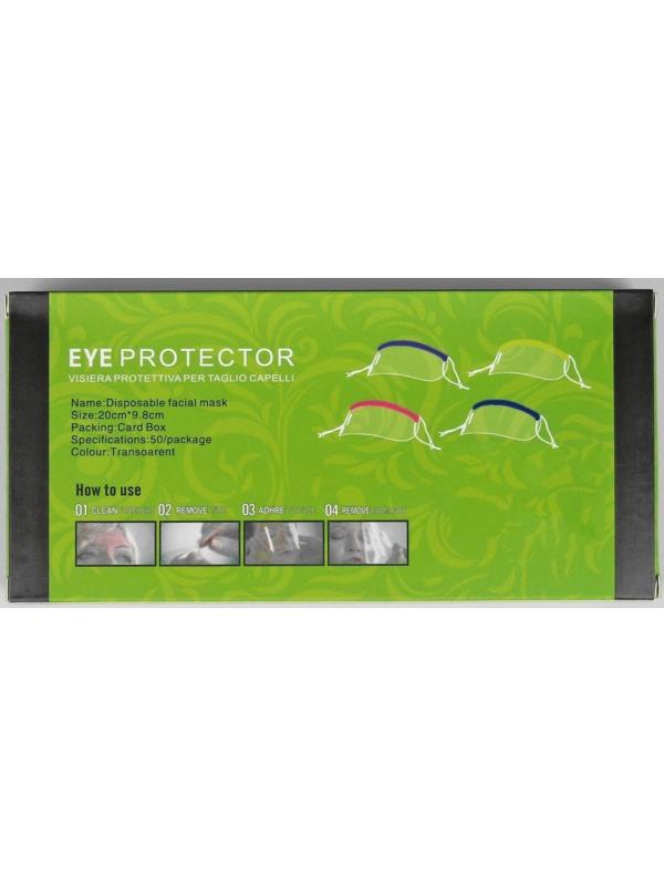 Маска для защиты лица, 50 сменных экранов, 9 × 18,5 см, цвет МИКС