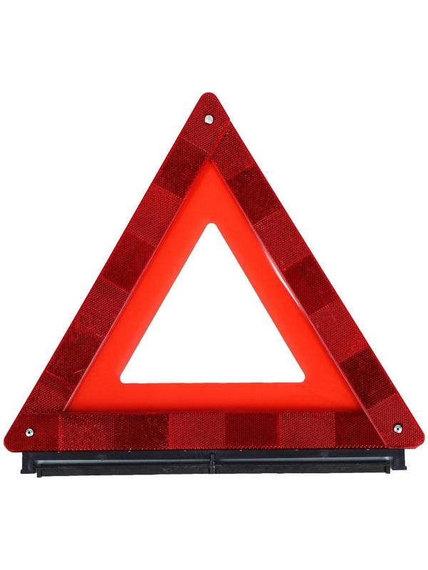 Знак аварийной остановки TORSO, оракал из флуоресцентной пленки, в пластмассовом футляре