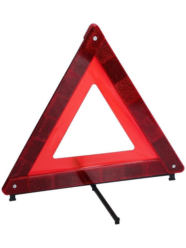 Знак аварийной остановки TORSO, оракал из флуоресцентной пленки, в пластмассовом футляре