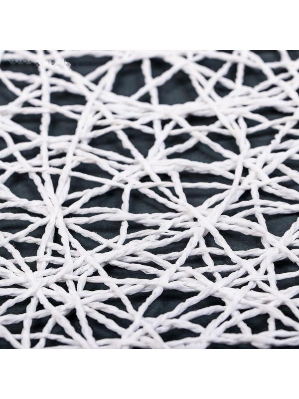 Салфетка сервировочная на стол «Одуванчик», 38×38 см, цвет белый