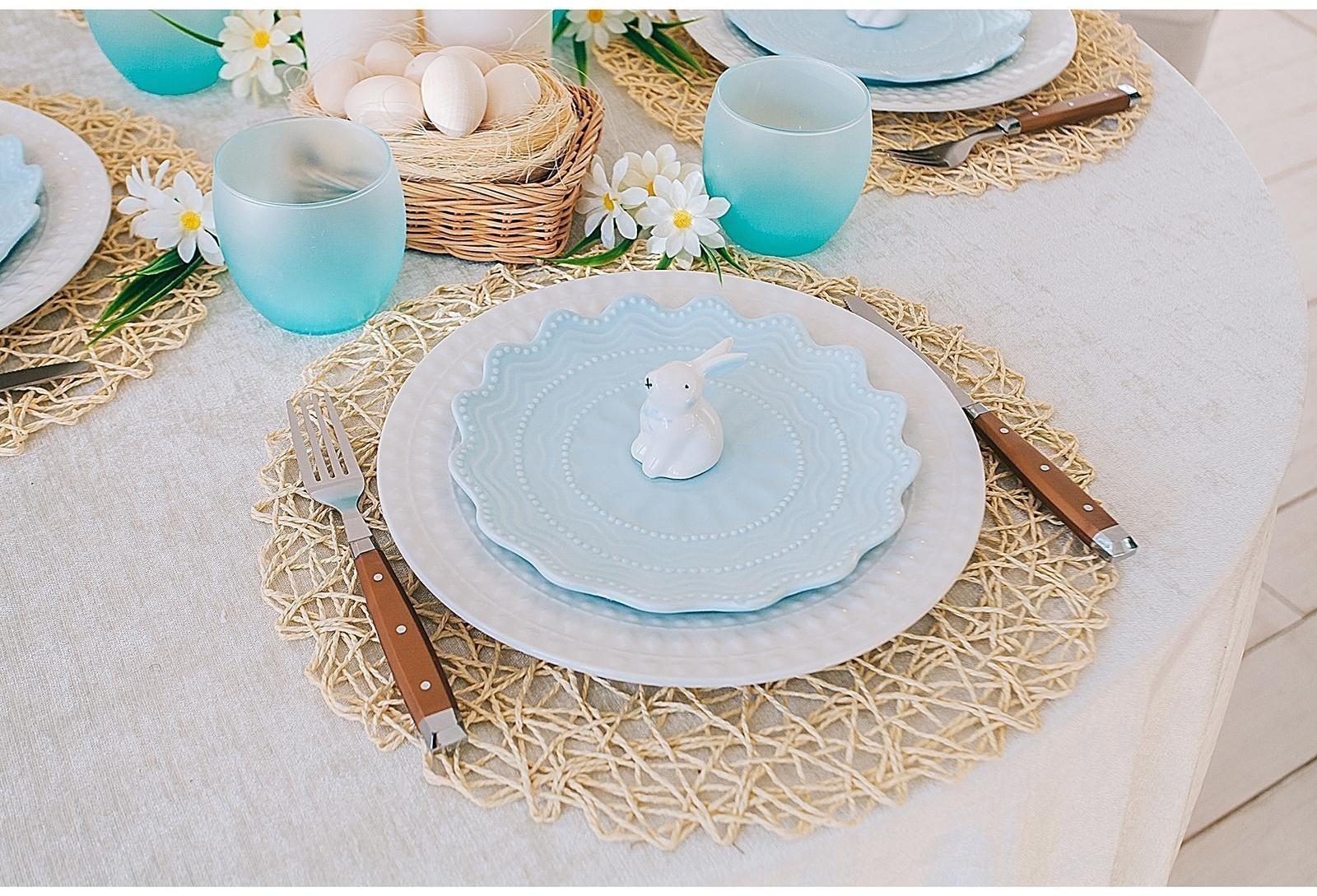 Салфетка сервировочная на стол «Одуванчик», 38×38 см, цвет бежевый