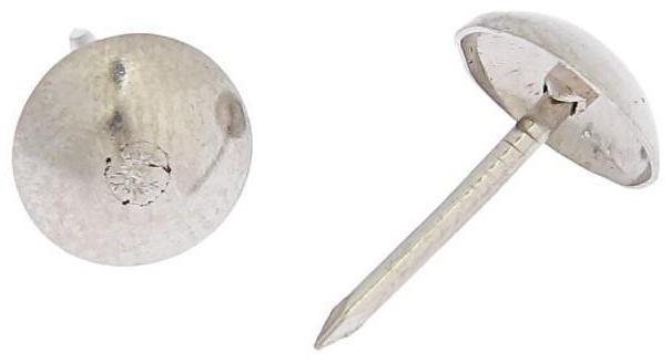 Гвозди декоративные, 8х15 мм, цвет хром, в упаковке 500 шт.