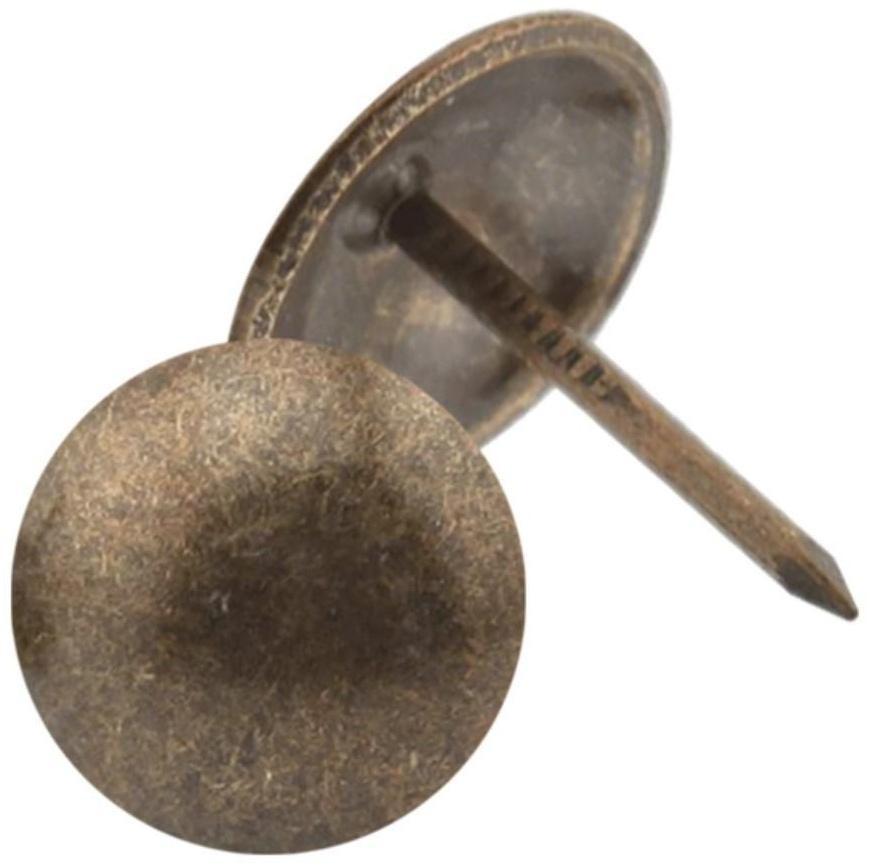 Гвозди декоративные, 8х15 мм, цвет бронза, в упаковке 500 шт.