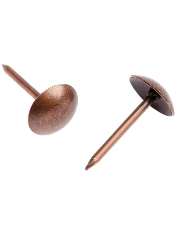 Гвозди декоративные, 8х15 мм, цвет медь, в упаковке 500 шт.