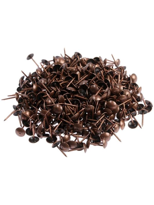 Гвозди декоративные, 8х15 мм, цвет медь, в упаковке 500 шт.