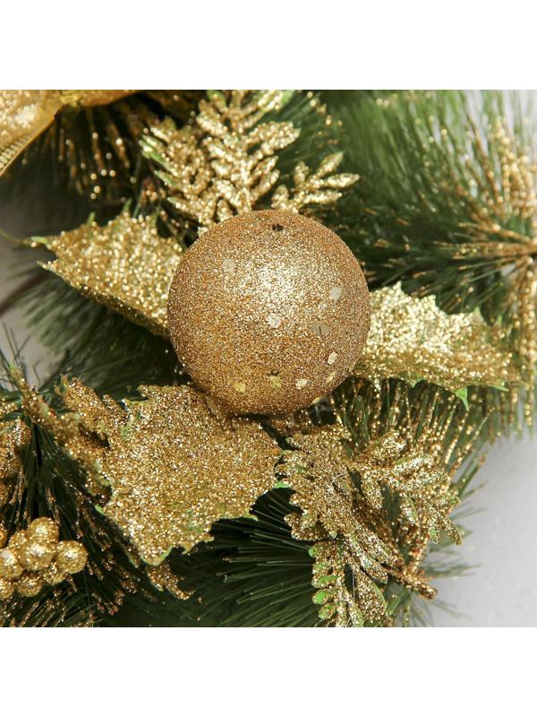 Венок новогодний d-28 см 