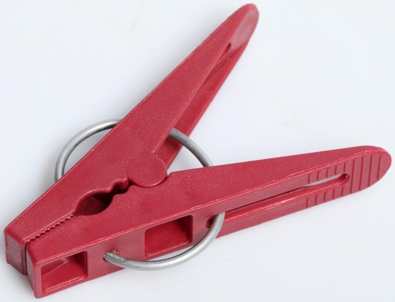 Прищепка бельевая, 6 см, микс