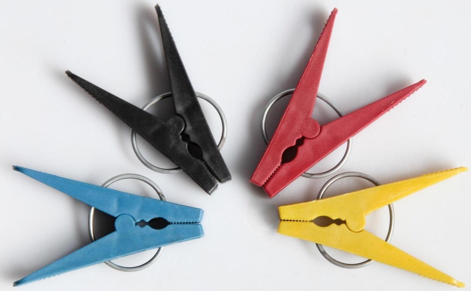 Прищепка бельевая, 6 см, микс