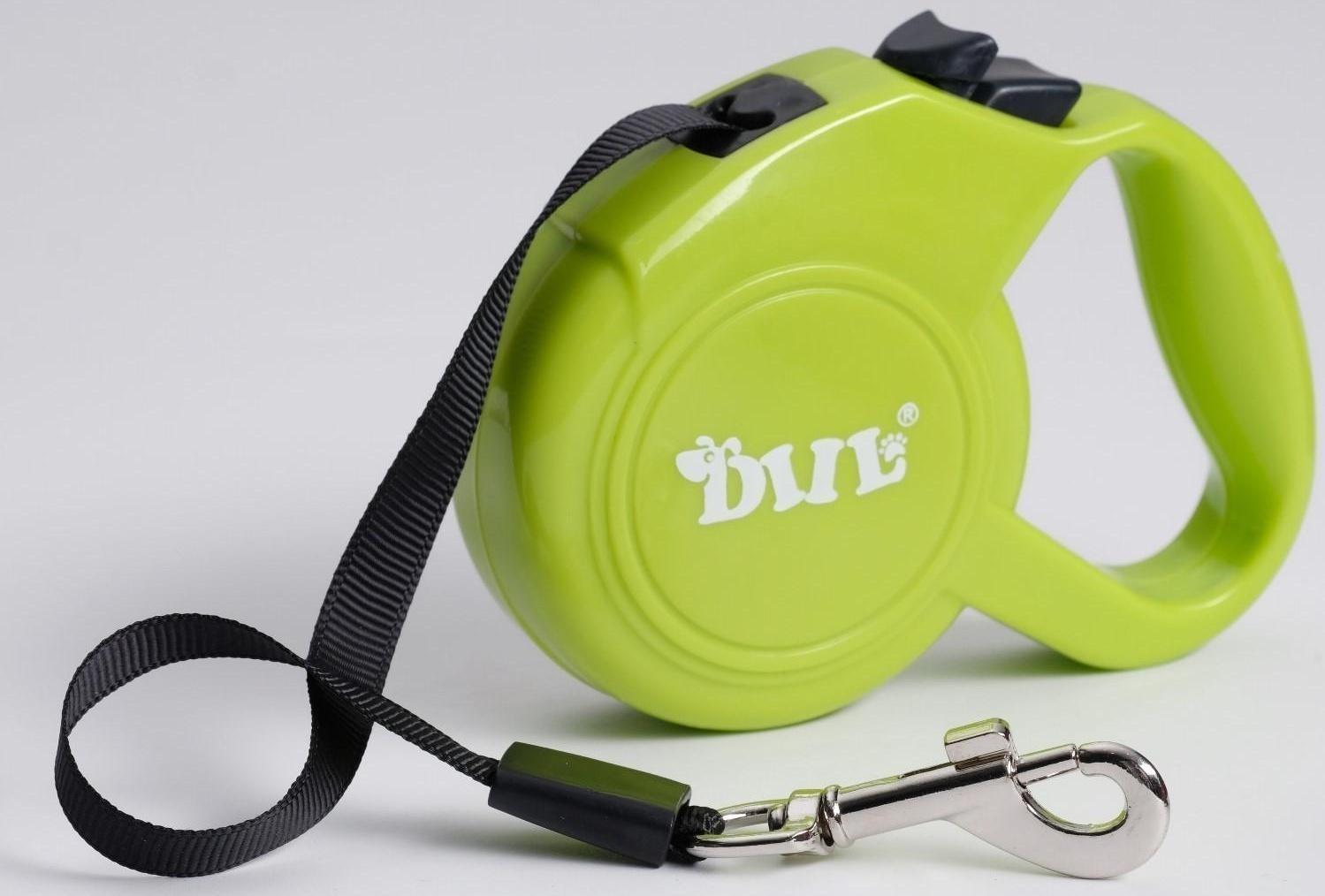 Рулетка DIIL, 3 м, до 10 кг, лента, зелёная