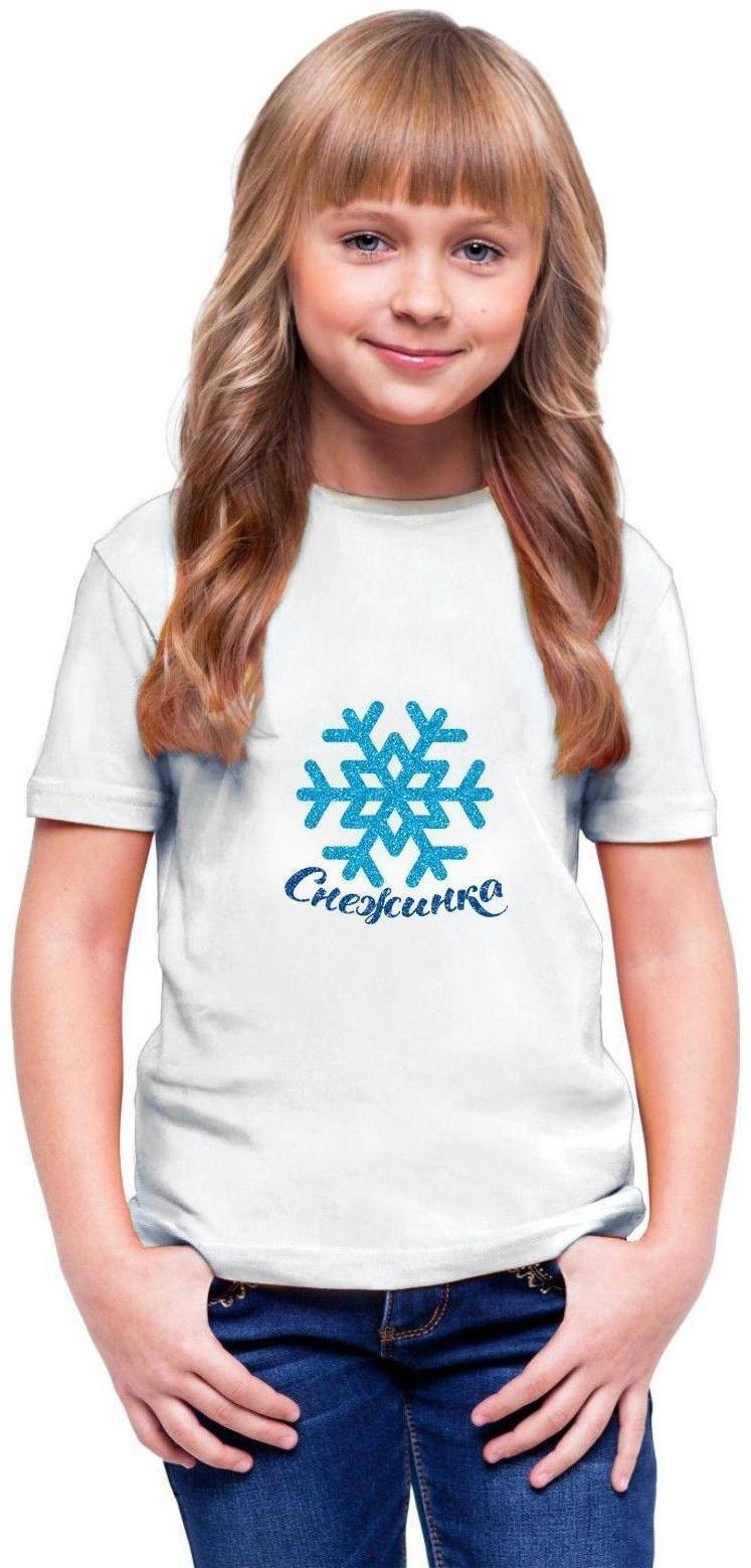 Карнавальный костюм для девочек «Снежинка», 2 предмета: ободок, термонаклейка